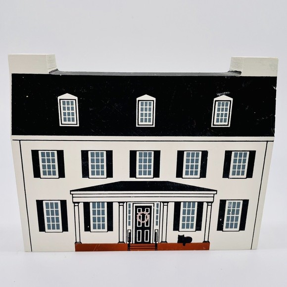 Rare The Cat's Meow Collectibles Kemp House Inn Chesapeake Bay Signed 1990 - Picture 1 of 6